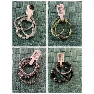 Elegant Beaded Bracelet Set